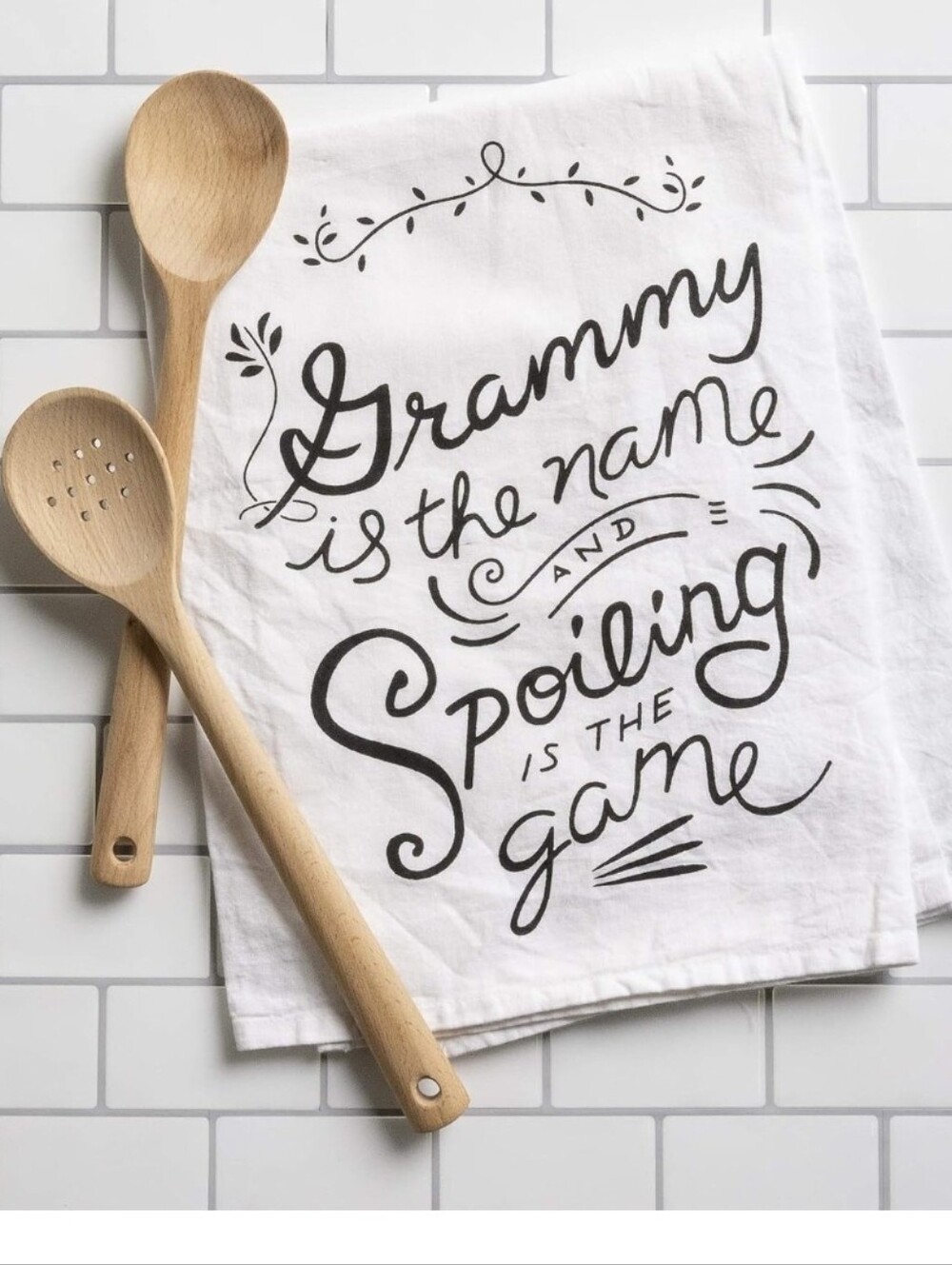 Primitives By Kathy Grammy Is The Name Spoiling Is The Game Kitchen Towel